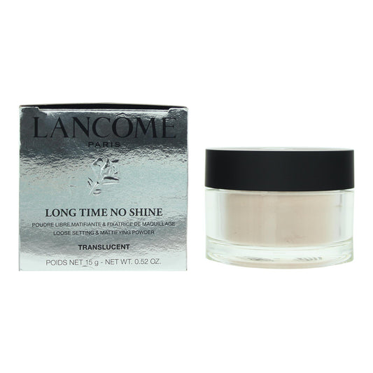Lancome, Long Time No Shine, Opacizzante, Cipria fissante libera, Traslucido, 15 g