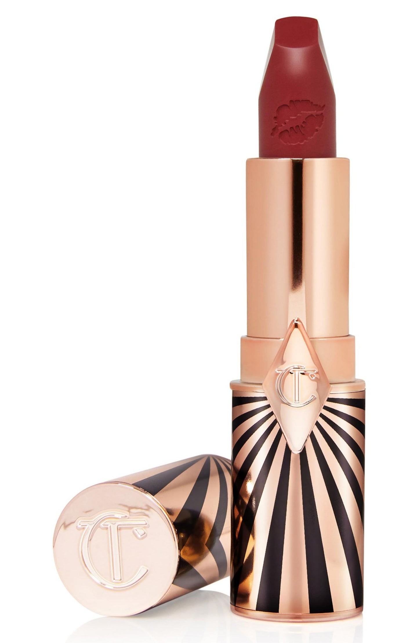 Charlotte Tilbury, Hot Lips, Opaco, Rossetto cremoso, Viva La Vergara, Ricaricabile, 3.5 g