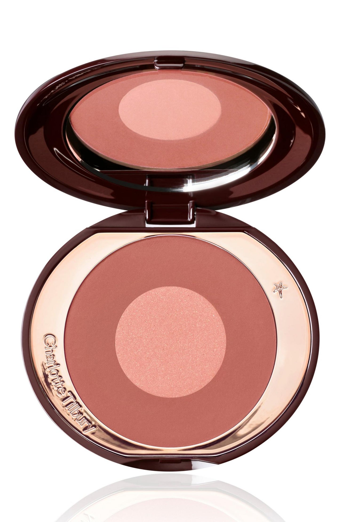 Charlotte Tilbury, Cheek To Chic Swish And Glow, Radioso, Cipria blush, Chiacchiere sul cuscino, 8 g