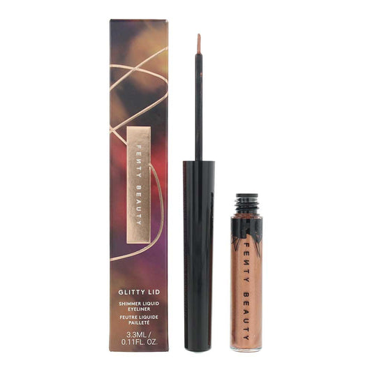 Fenty Beauty, Glitty Lid, Preciso, Eyeliner liquido, Rosa Lussuosa, 17.6 g