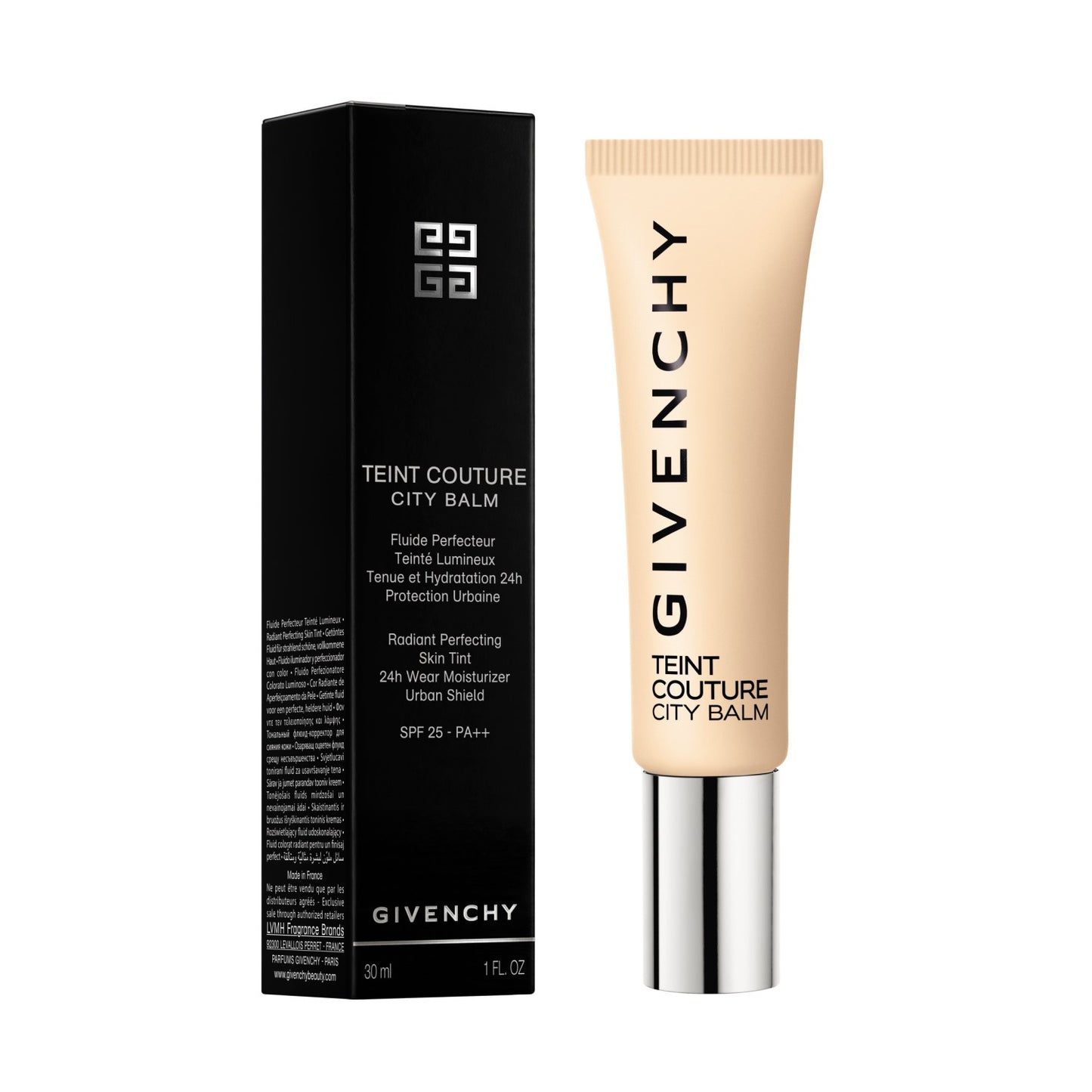 Givenchy, Teint Couture City Balm, Idratante, Fondotinta liquido, W370, SPF 20, 30 ml