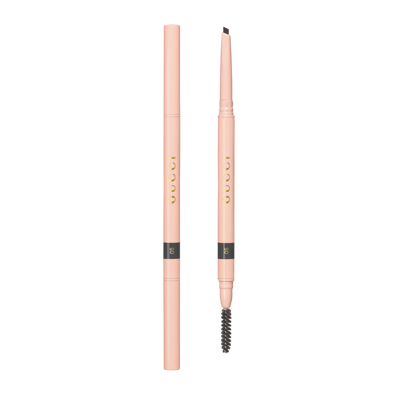 Gucci, Stylo A Sourcils, Impermeabile, Doppia estremità, Matita crema per sopracciglia, 05, Grigio, 0.09 g
