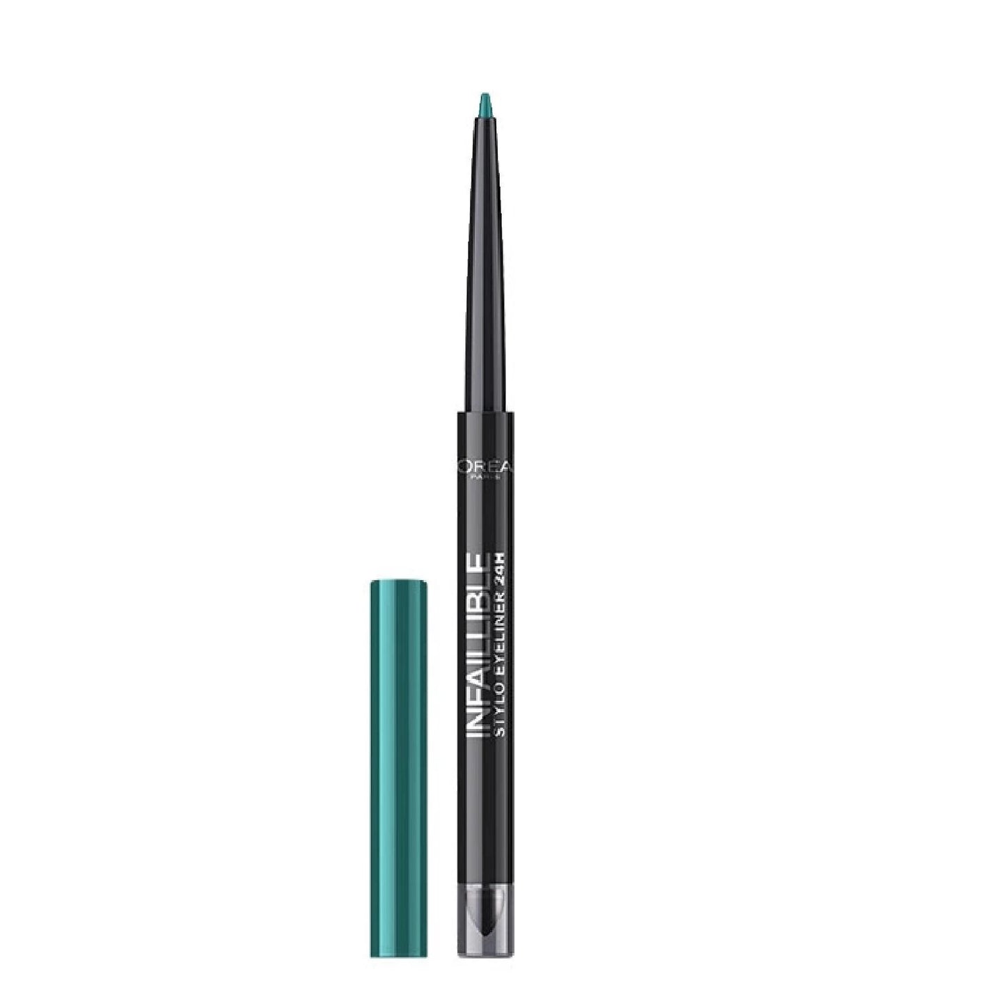 L'Oreal Paris, Infaillible 24H , Impermeabile, Contorno, Matita eyeliner in gel, 313, Kaki Irresistibile, 10 g
