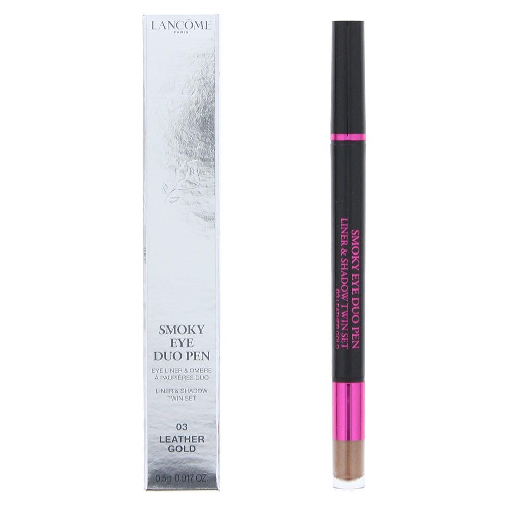 Lancome, Smoky Eye, Doppia estremità, Eyeliner liquido & matita ombretto crema 2-in-1, 03, Oro di pelle, 0.5 g