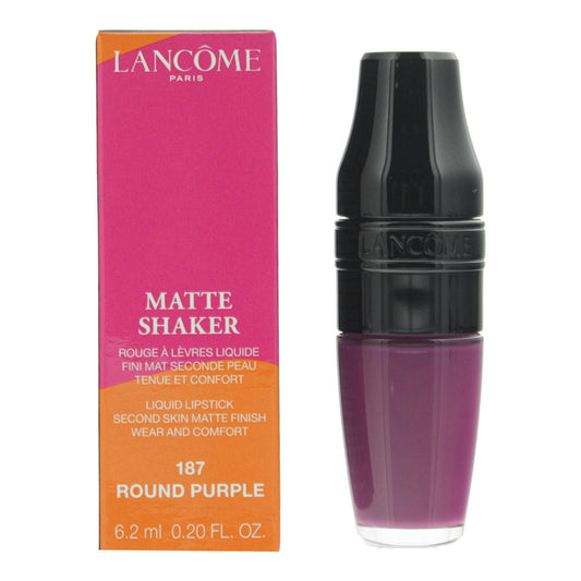 Lancome, Matte Shaker, Rossetto liquido, Rossetto liquido, 187, Viola rotondo, 6.2 ml