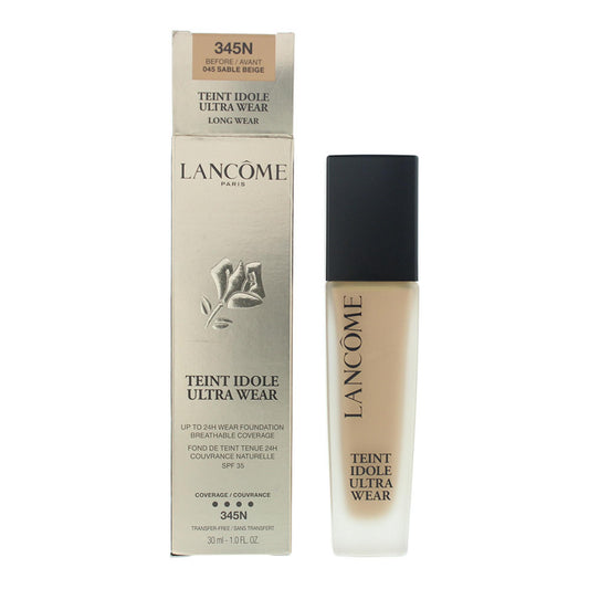 Lancome, Teint Idole Ultra Wear, Fondotinta liquido, 345N, SPF 35, 30 ml
