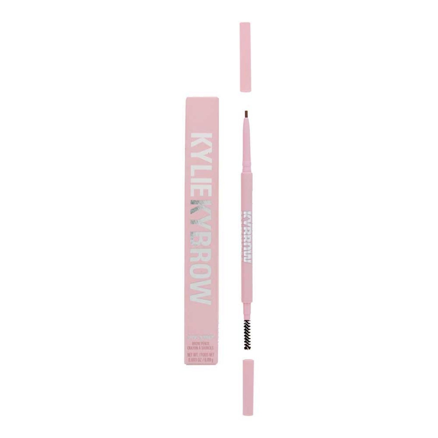 Kylie Cosmetics, Kybrow, Definito, Crema per sopracciglia matita & spazzola 2-in-1, 001, Bionda, 0.09 g