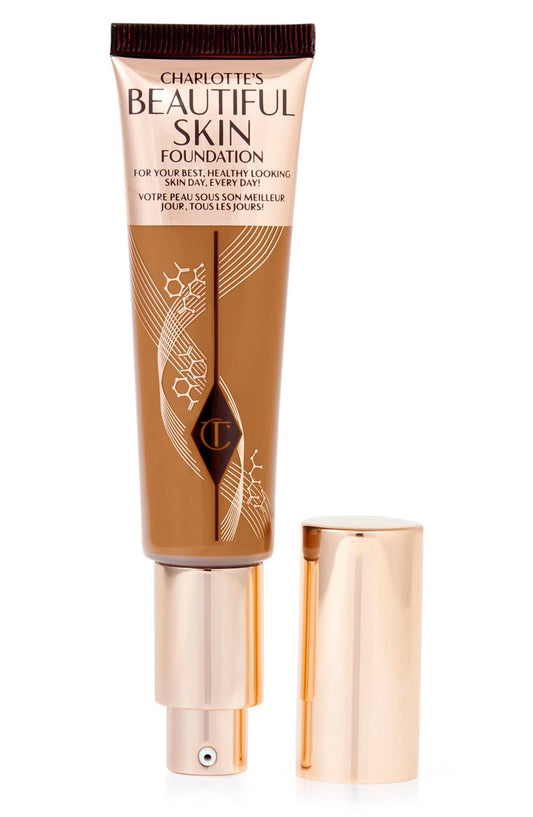 Charlotte Tilbury, Beautiful Skin Science + Colour, Finitura radiosa, Fondotinta liquido, 13, Caldo Chaud, 30 ml