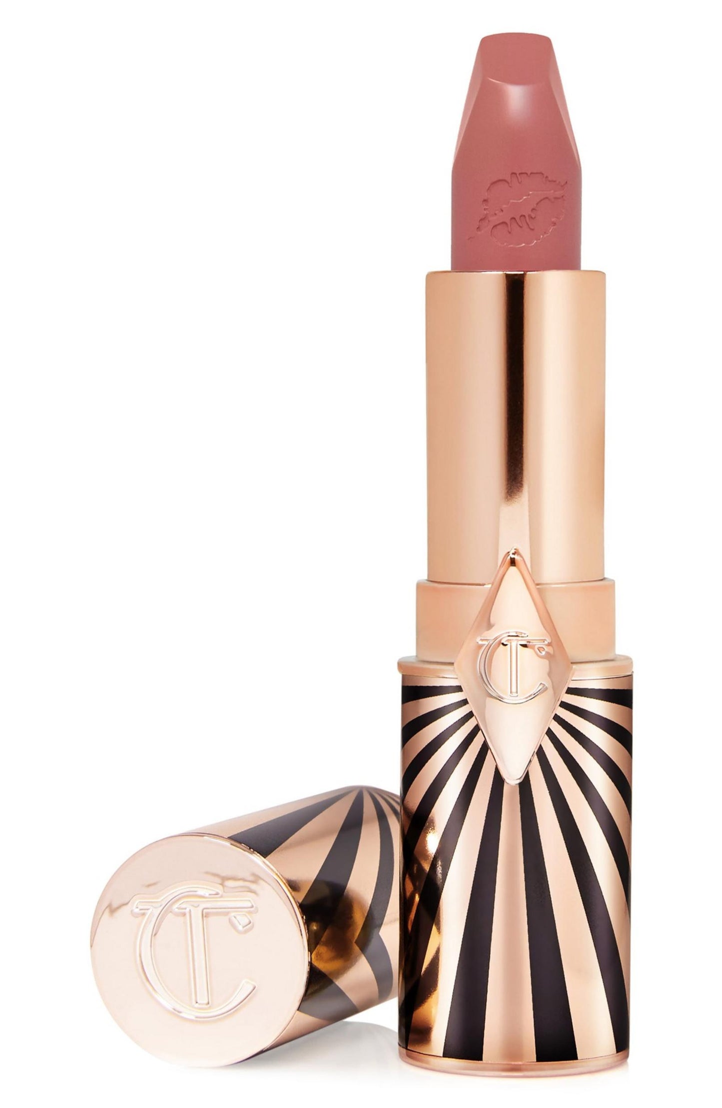 Charlotte Tilbury, Hot Lips 2, Opaco, Rossetto cremoso, Innamorato di Olivia, 3.5 g