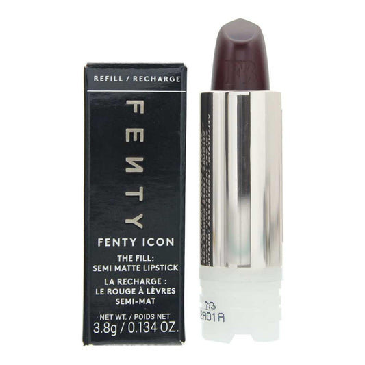 Fenty Beauty, Icon, Semi opaco, Rossetto cremoso, 03, Membro annoiato, Ricarica, 3.8 g
