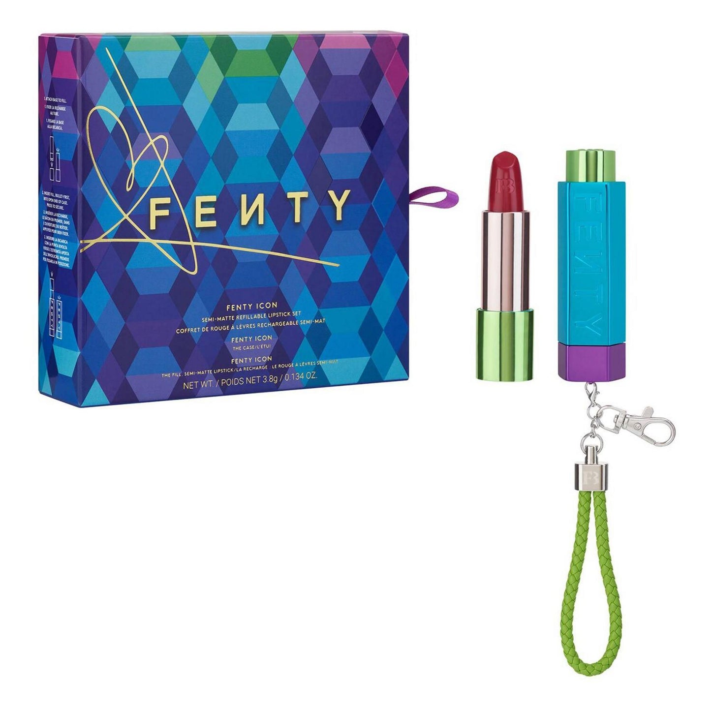 Fenty Beauty, Icon, Astuccio in metallo per rossetto