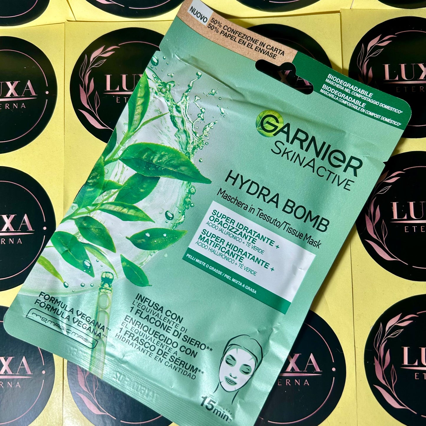 Garnier SkinActive Hydra Bomb – Maschera in Tessuto Idratante