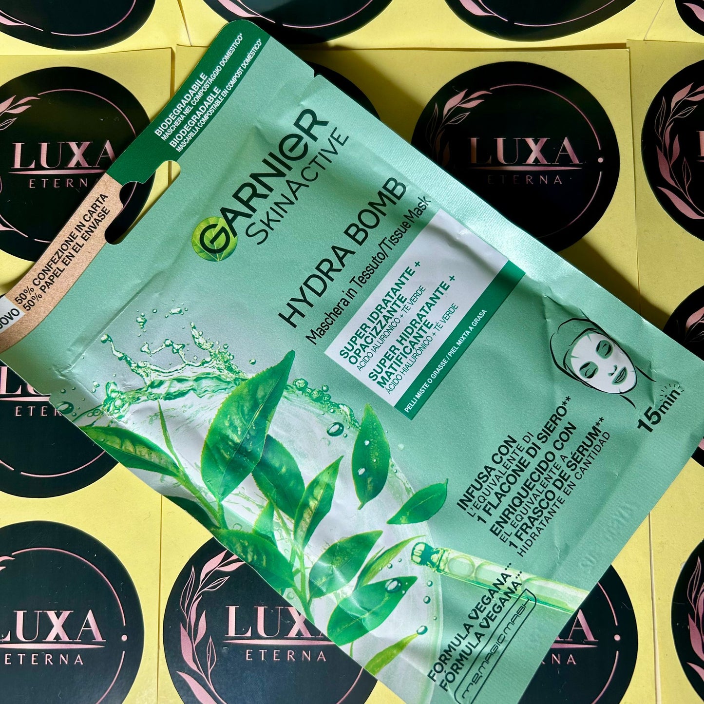 Garnier SkinActive Hydra Bomb – Maschera in Tessuto Idratante
