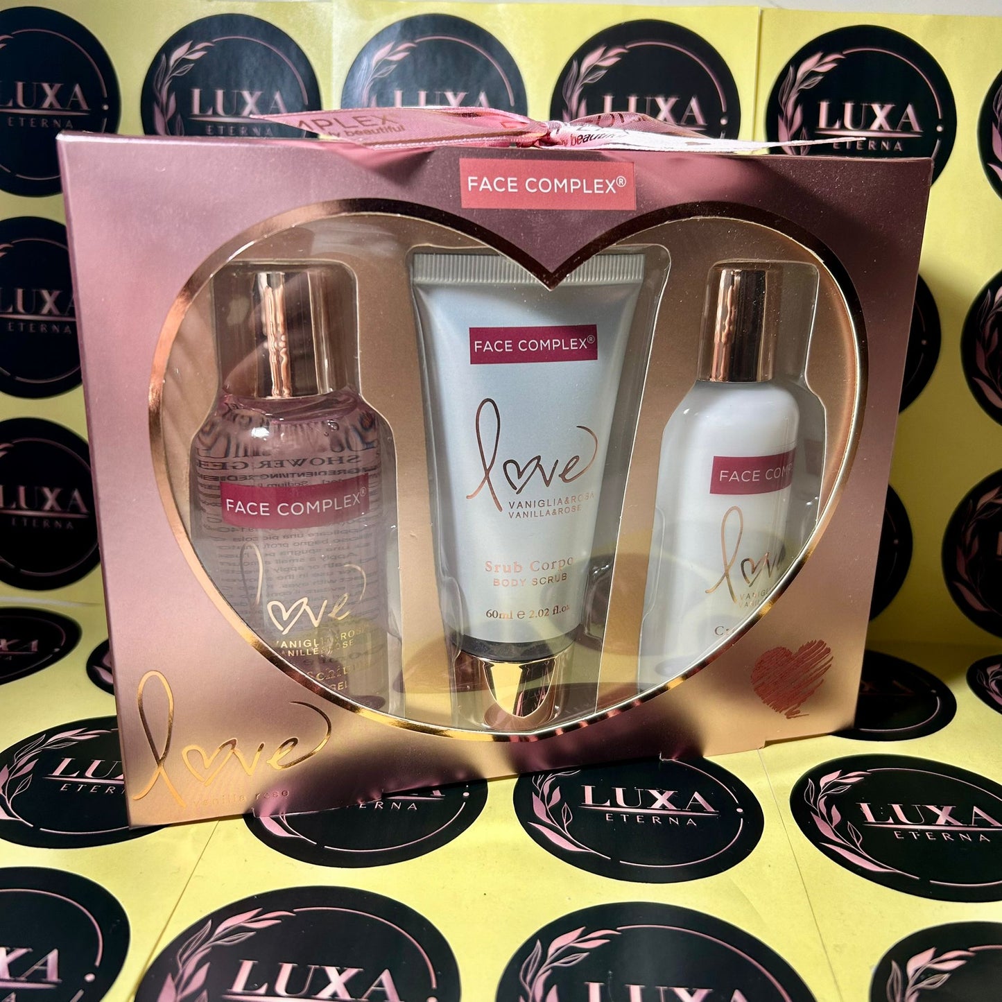 Set Love Face Complex - Vaniglia & Rosa