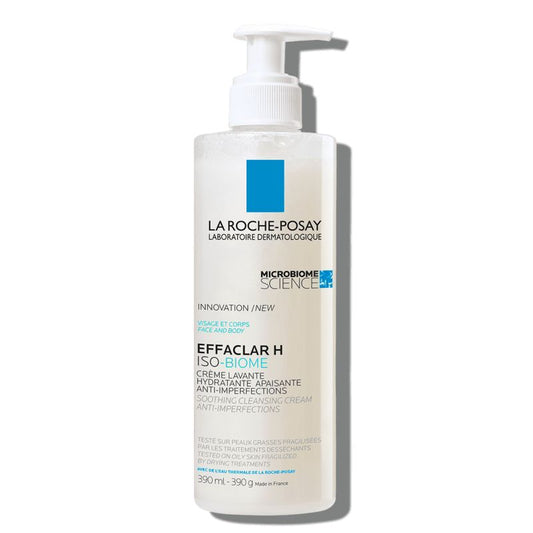 La Roche-Posay Effaclar H ISO-Biome Crema Detergente Lenitiva Idratante 390ml