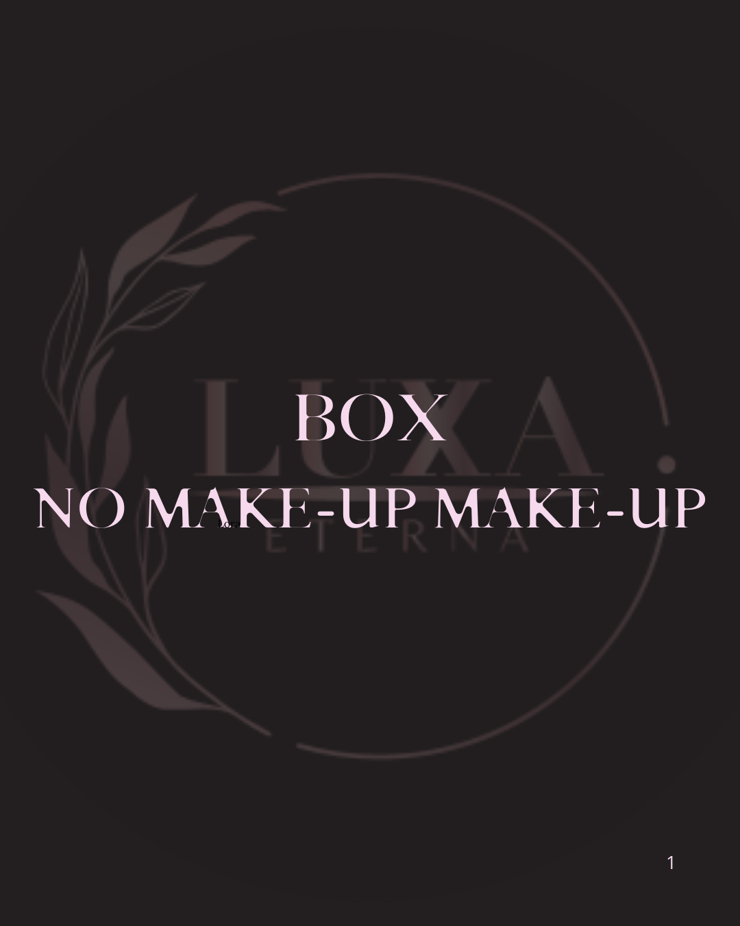 BOX No Make-Up Make-Up
