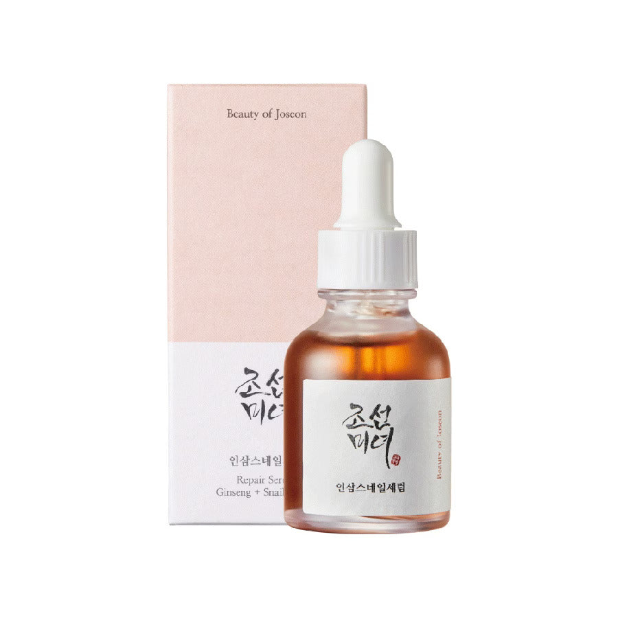 Beauty Of Joseon, Beauty Of Joseon, Ginseng & Mucina di lumaca, Rivitalizzazione, Siero, Per il viso, 30 ml