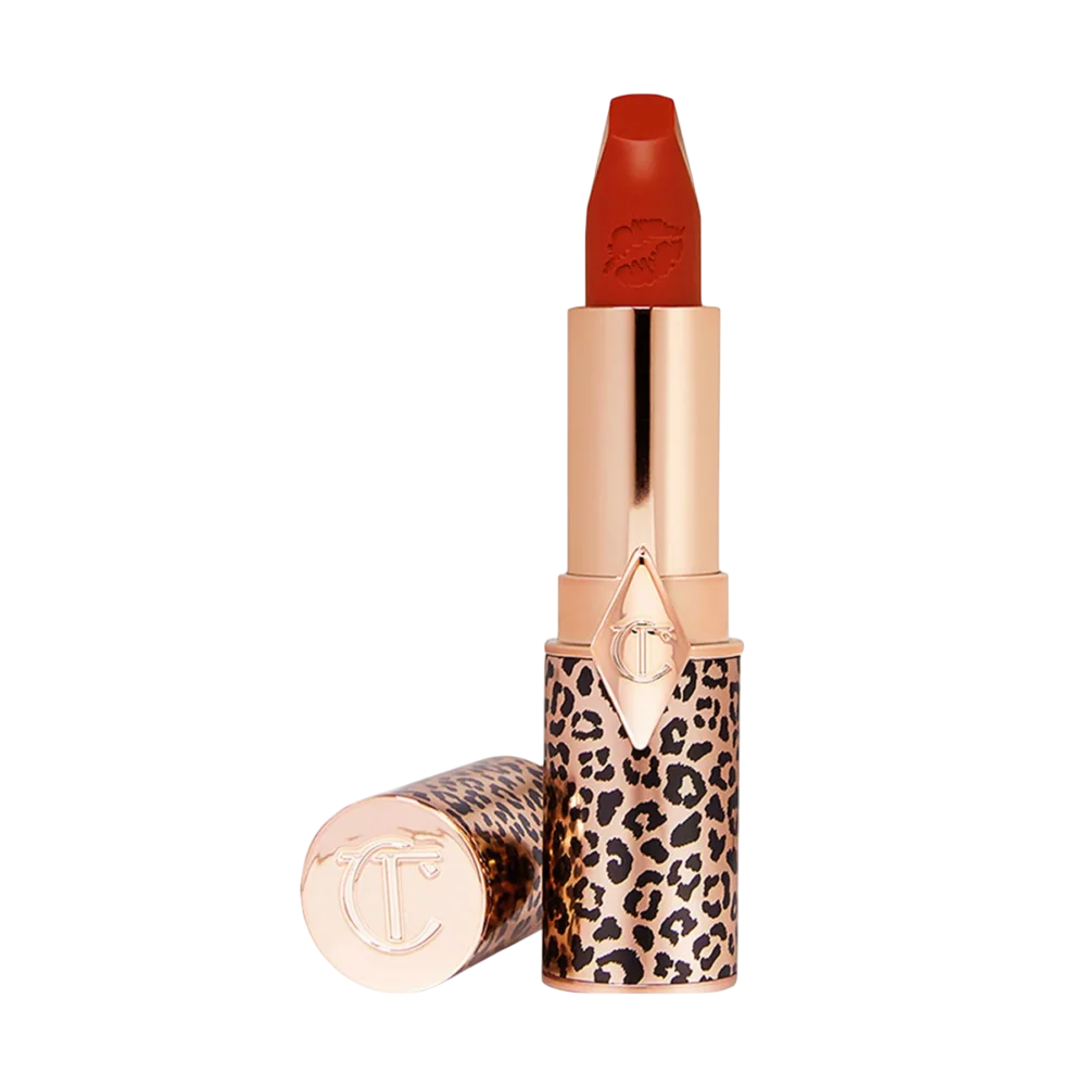 Charlotte Tilbury, Hot Lips 2, Rossetto cremoso, Susan Rossa Calda, Ricaricabile, 3.5 g