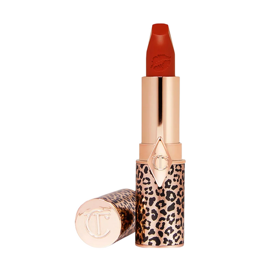 Charlotte Tilbury, Hot Lips 2, Rossetto cremoso, Susan Rossa Calda, Ricaricabile, 3.5 g