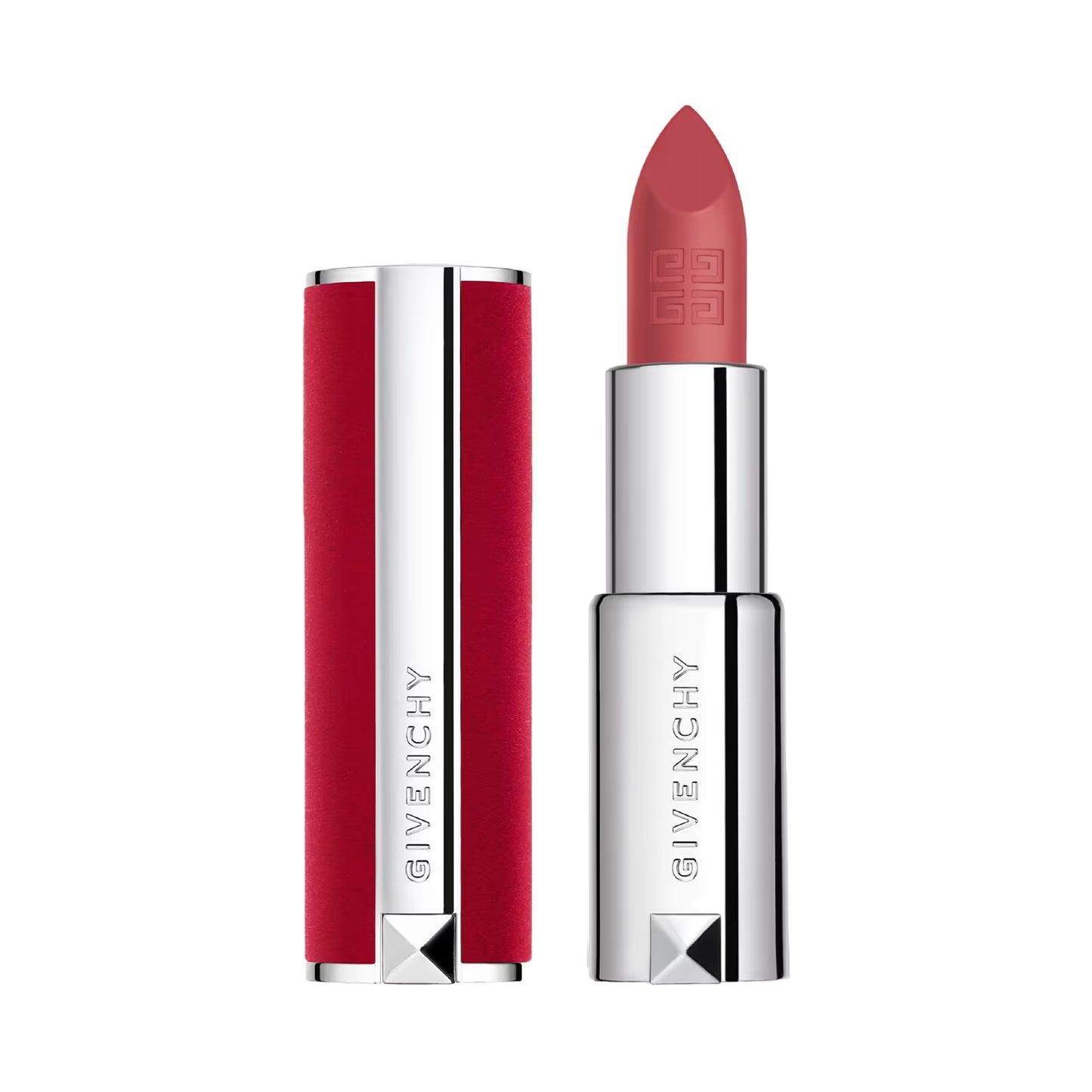 Givenchy, Le Rouge Deep Velvet, Opaco, Rossetto cremoso, N12, 3.4 g
