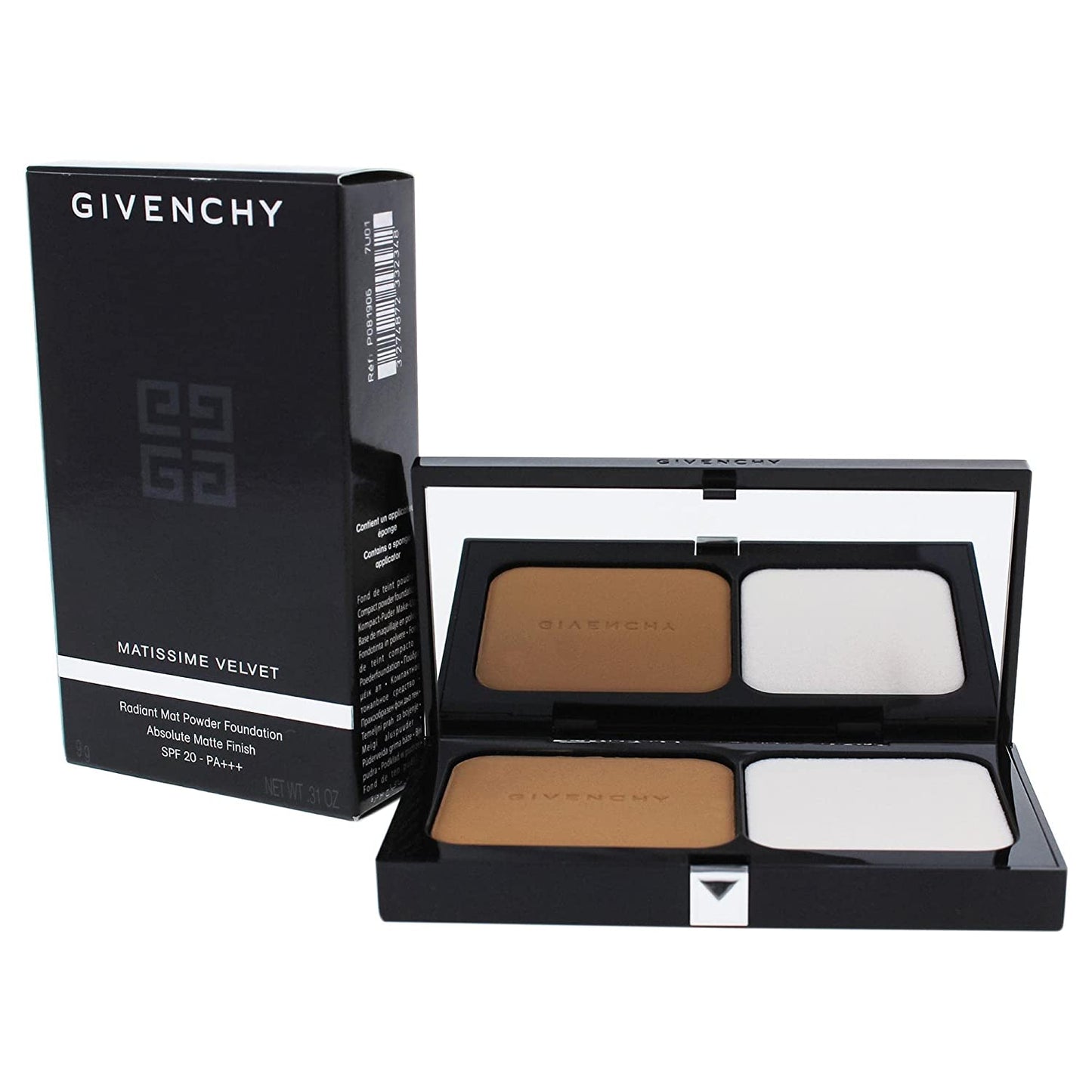 Givenchy, Matissime, Opacizzante, Fondotinta compatto, 06, Rame opaco, SPF 20, 9 g