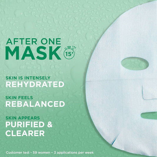 Garnier SkinActive - Hydra Bomb: Maschera in Tessuto (Tè Verde)