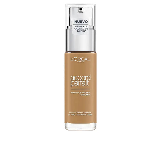 L'Oreal Paris, Accord Parfait, Fondotinta liquido, 10 G/S, Oro intenso, 30 ml