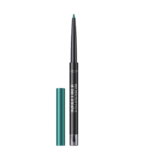 L'Oreal Paris, Infaillible 24H , Impermeabile, Contorno, Matita eyeliner in gel, 313, Kaki Irresistibile, 10 g