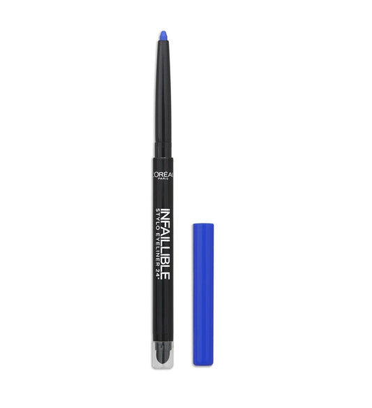 L'Oreal Paris, Infaillible 24H , Impermeabile, Contorno, Matita eyeliner in gel, 314, Blu ribelle, 10 g