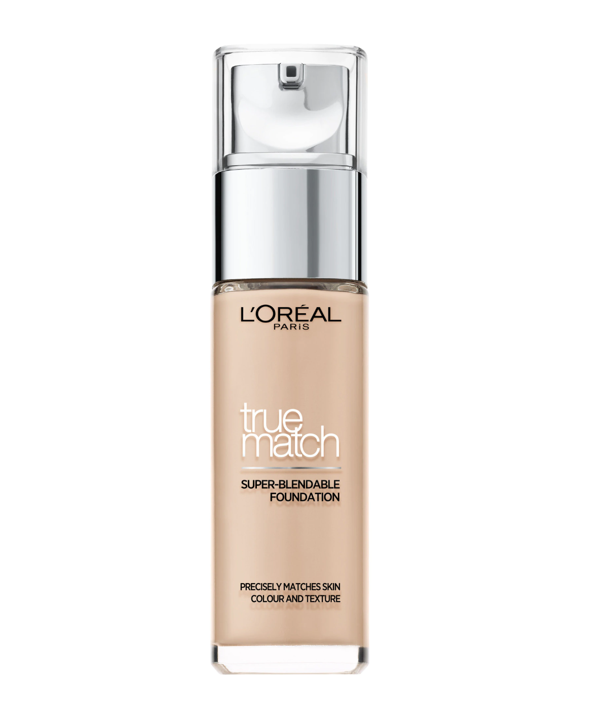 L'Oreal Paris, True Match, Finitura naturale, Fondotinta liquido, 1R1C, Avorio Rosa, SPF 17, 30 ml