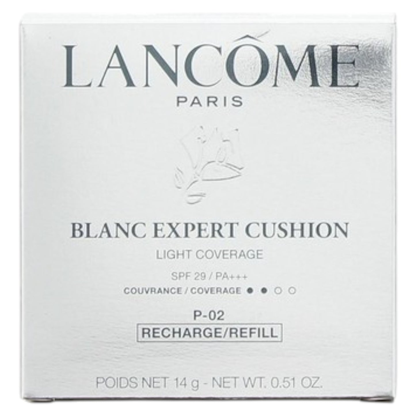 Lancome, Blanc Expert, Copertura leggera, Fondotinta liquido, P-02, P-02, SPF 29, 14 g