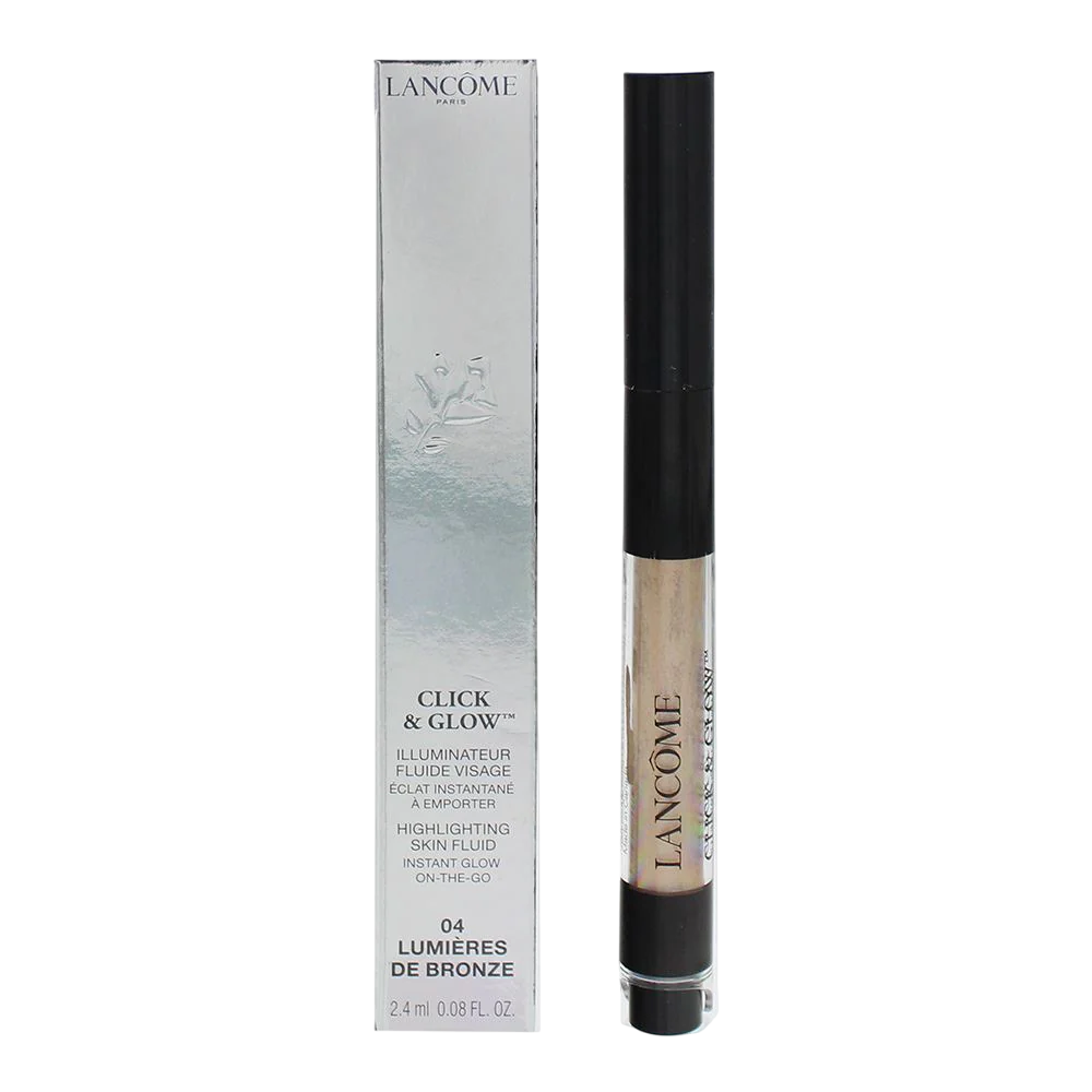 Lancome, Click & Glow, Evidenziazione, Highlighter liquido, #04, Luci di bronzo, Per il viso, 2.4 ml