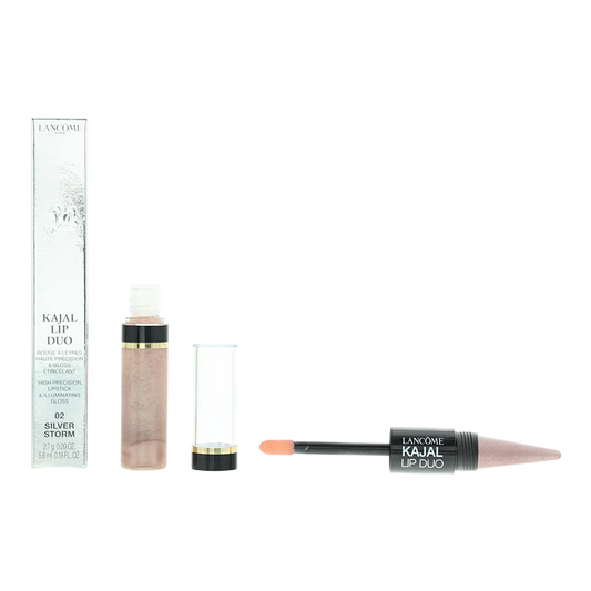 Lancome, Kajal Lip Duo, Duo, Rossetto liquido, 02, Tempesta d'argento, 2.7 g