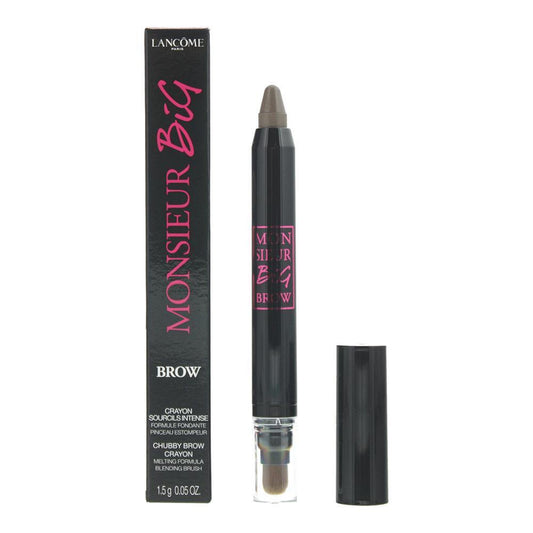 Lancome, Monsieur Big Brow, Miscelazione, Crema per sopracciglia matita & spazzola 2-in-1, 02, Castagna, 1.5 g