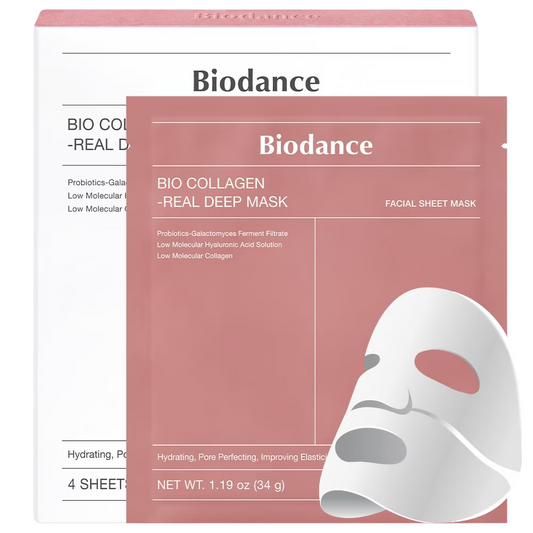 Biodance:  Bio-Collagen Real Deep Musk - Set 4 maschere viso idratanti e leviganti