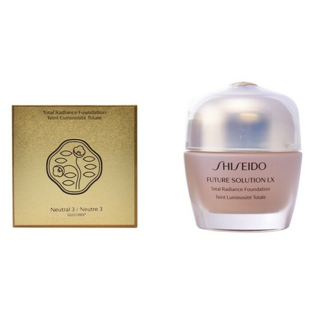 Shiseido, Future Solution Lx Total Radiance, Fondotinta in crema, N3, 30 ml