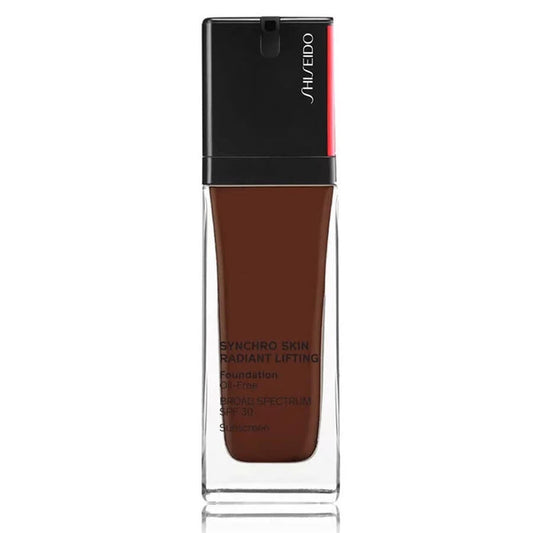 Shiseido, Synchro Skin Radiant Lifting, Fondotinta liquido, 560, Nero ossidiana, SPF 30, 30 ml